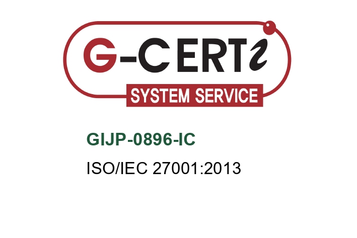 G-Cert System Service GIJP-0896-IC ISO/IEC 27001:2013