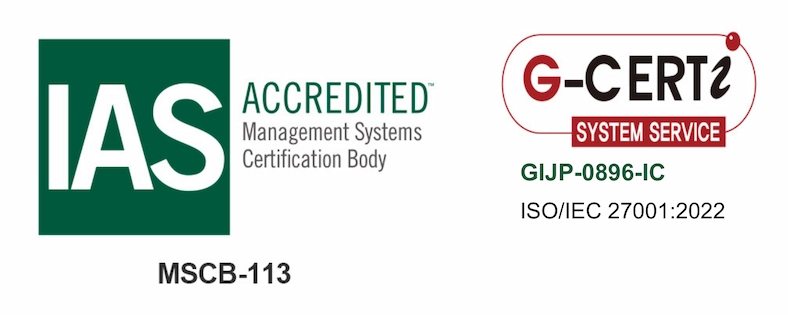 G-Cert System Service GIJP-0896-IC ISO/IEC 27001:2013